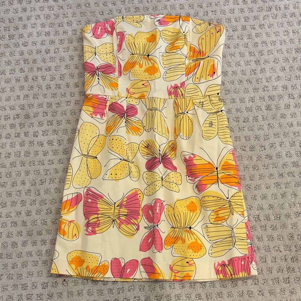 Colorful Butterfly Print Women’s Mini Dress